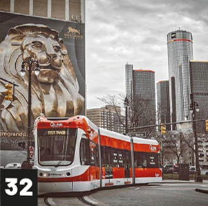 QLine sur Woodward Avenue